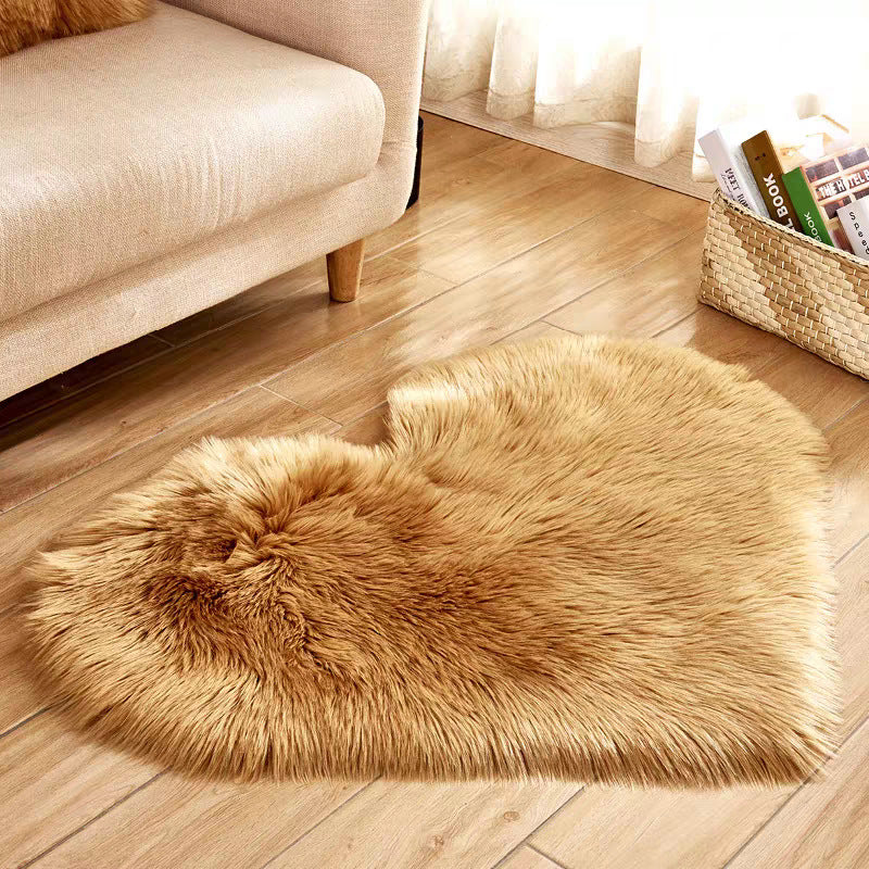 Heart-shaped rug
