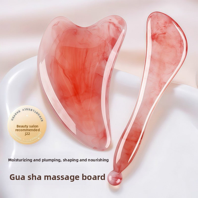 Heart-shaped scraping board
