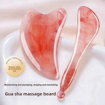 Heart-shaped scraping board