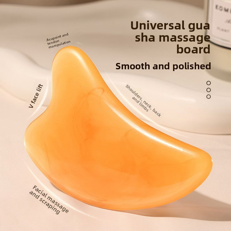 Heart-shaped scraping board