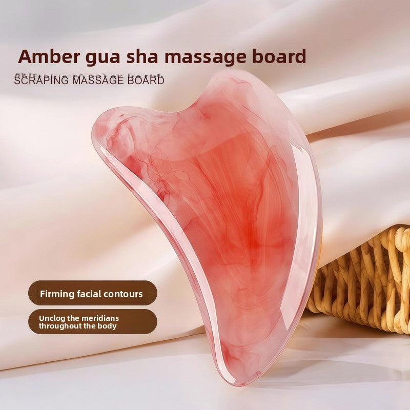 Heart-shaped scraping board