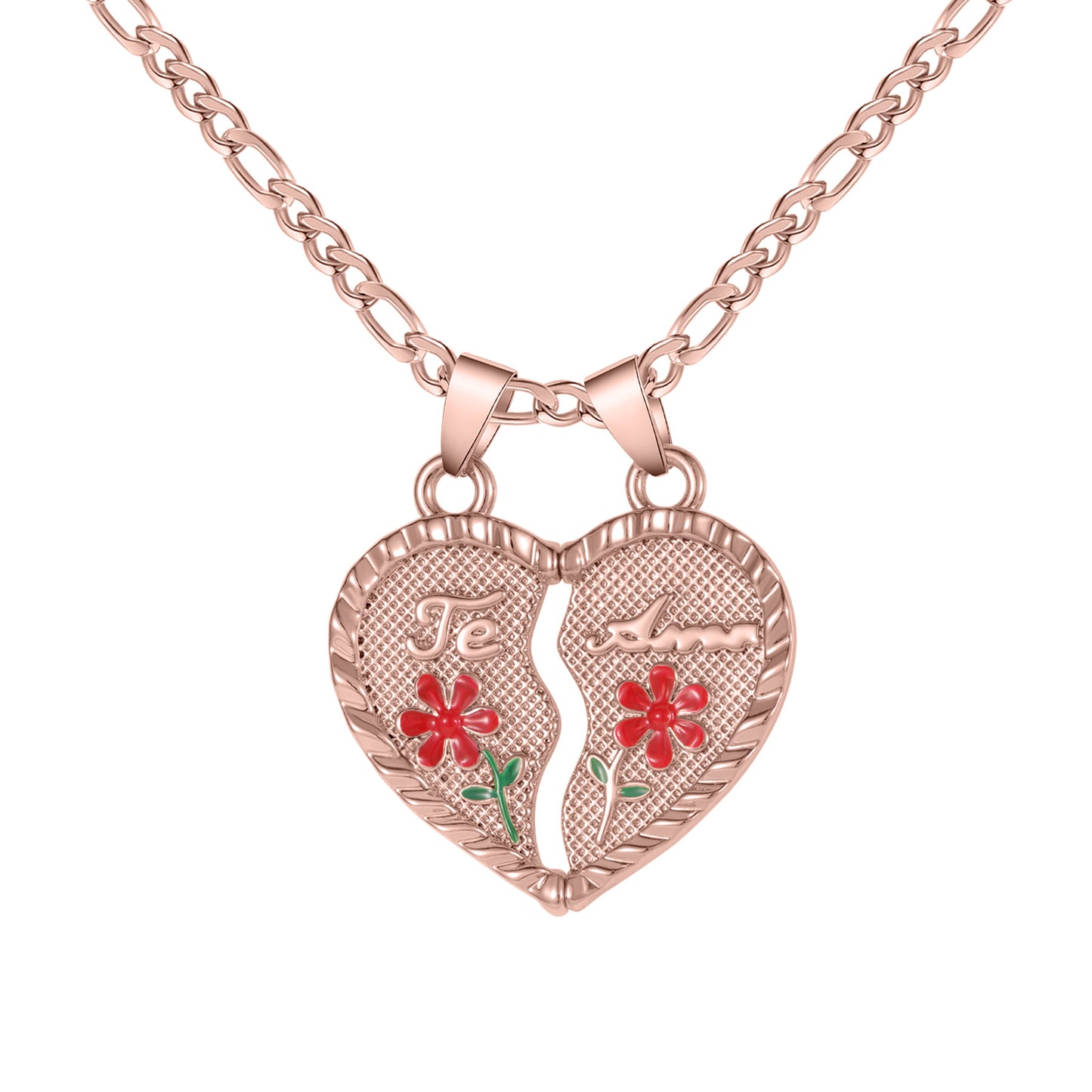 Heart-Shaped Split Couple Necklaces