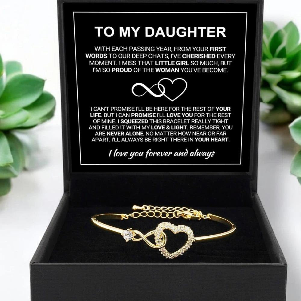 Heart-shaped Stainless Steel Bracelet