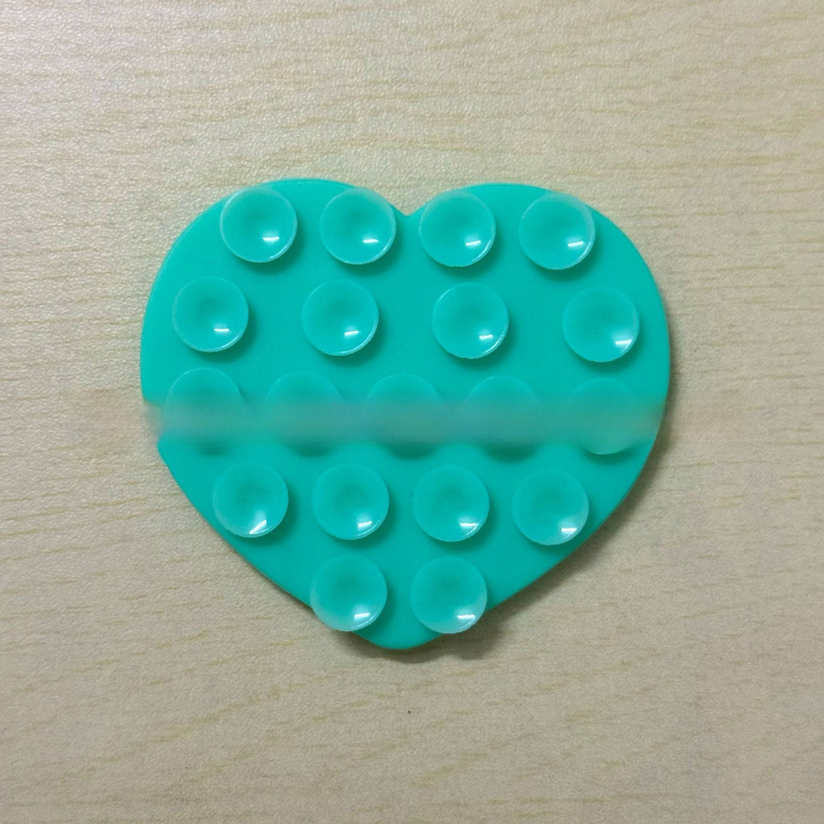 Heart-shaped suction cup phone holder
