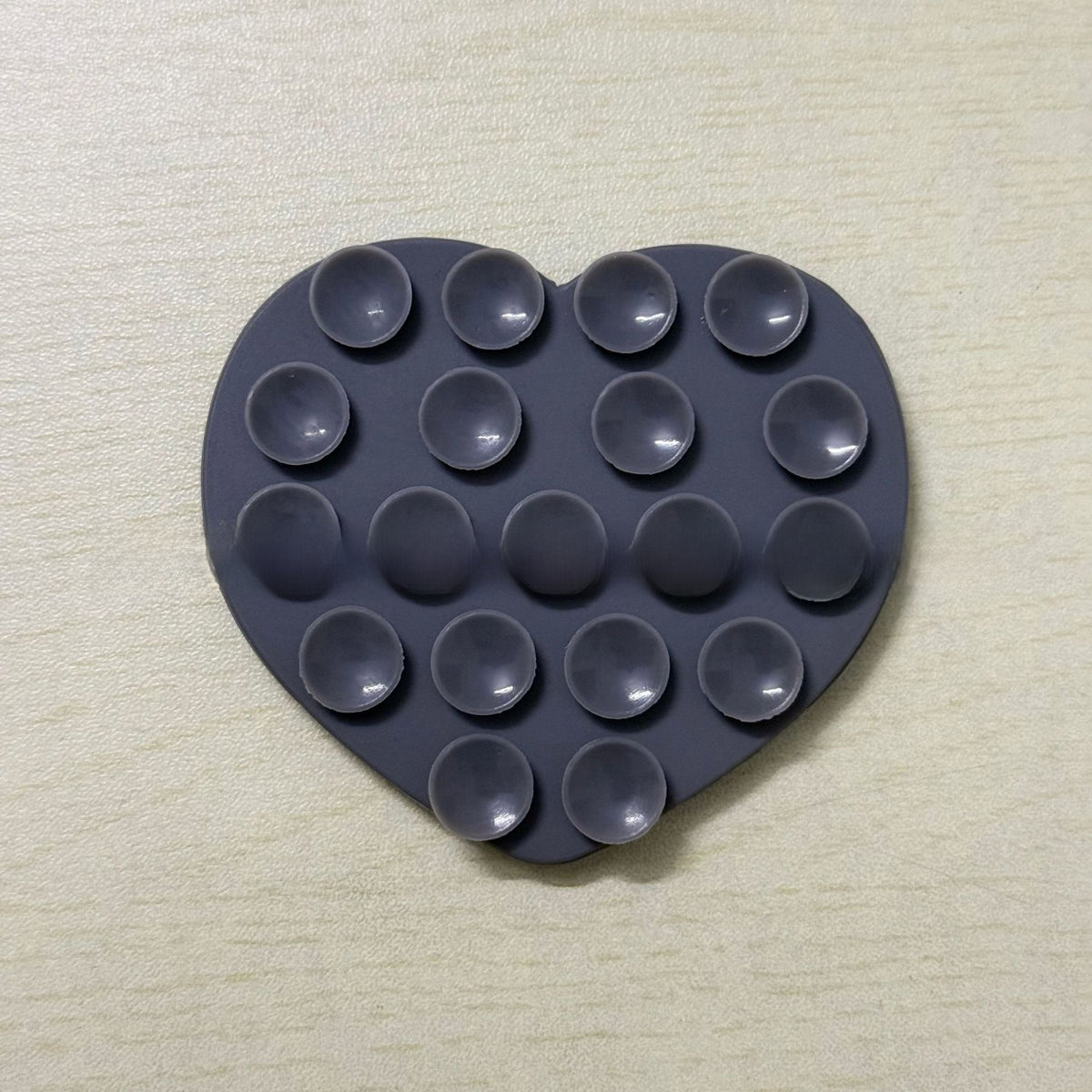 Heart-shaped suction cup phone holder