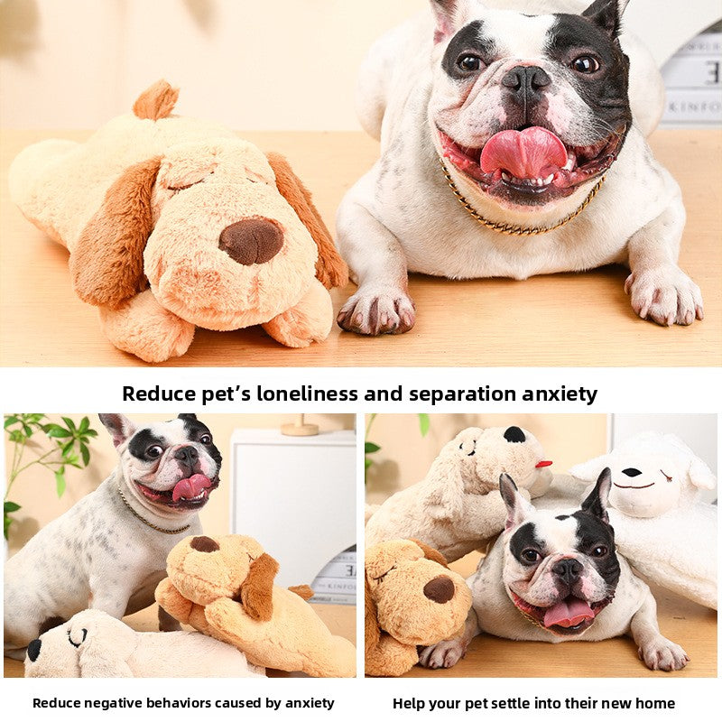 Heartbeat Simulating Plush Pet Toy