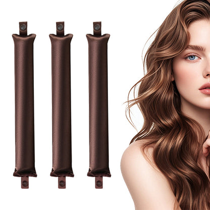 Heat-free Satin Hair Curling Tool for Overnight Use
