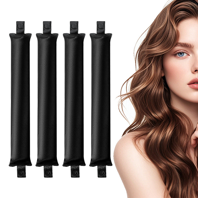 Heat-free Satin Hair Curling Tool for Overnight Use