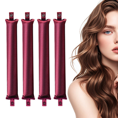Heat-free Satin Hair Curling Tool for Overnight Use