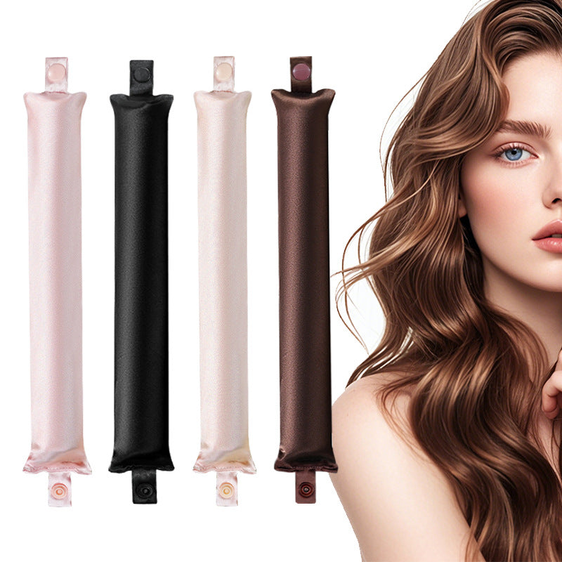 Heat-free Satin Hair Curling Tool for Overnight Use