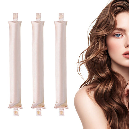 Heat-free Satin Hair Curling Tool for Overnight Use