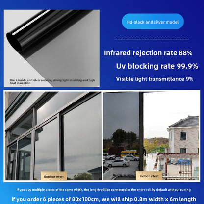 Heat Insulation Anti Peep Glass Sticker Film