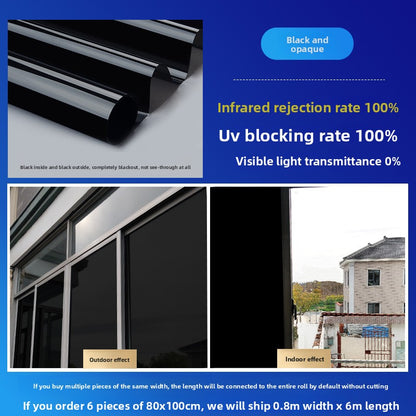 Heat Insulation Anti Peep Glass Sticker Film