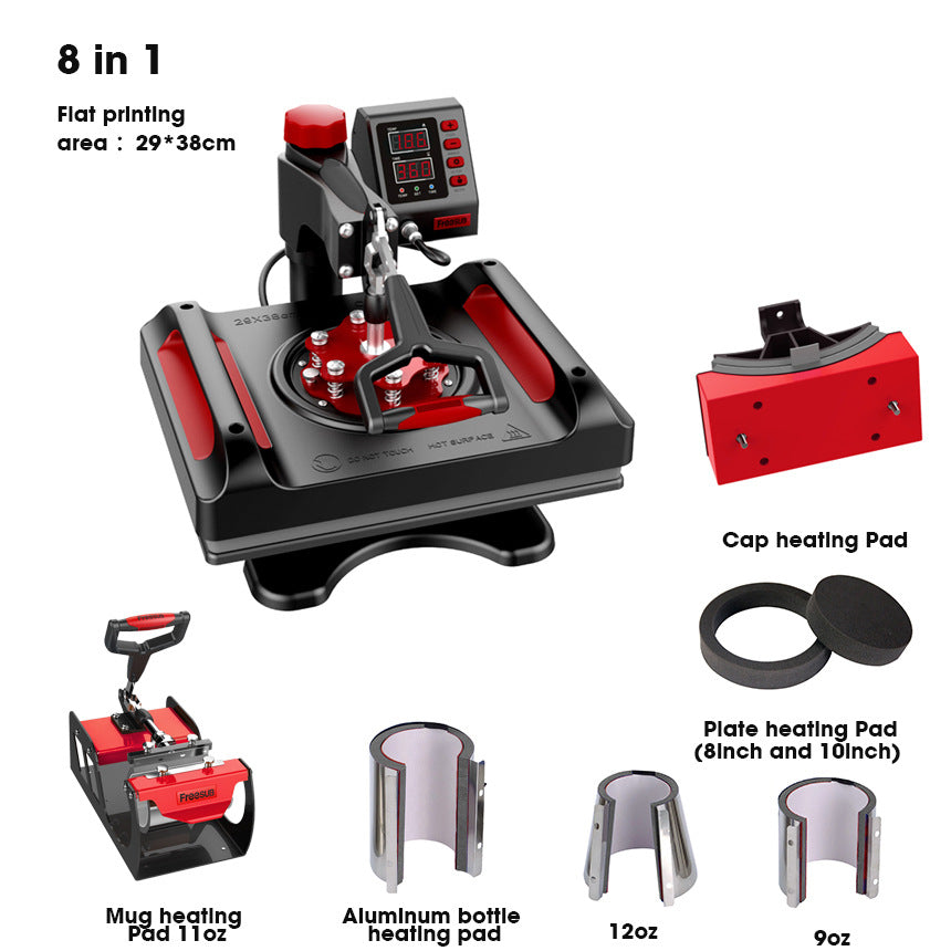 Heat transfer stamping machine