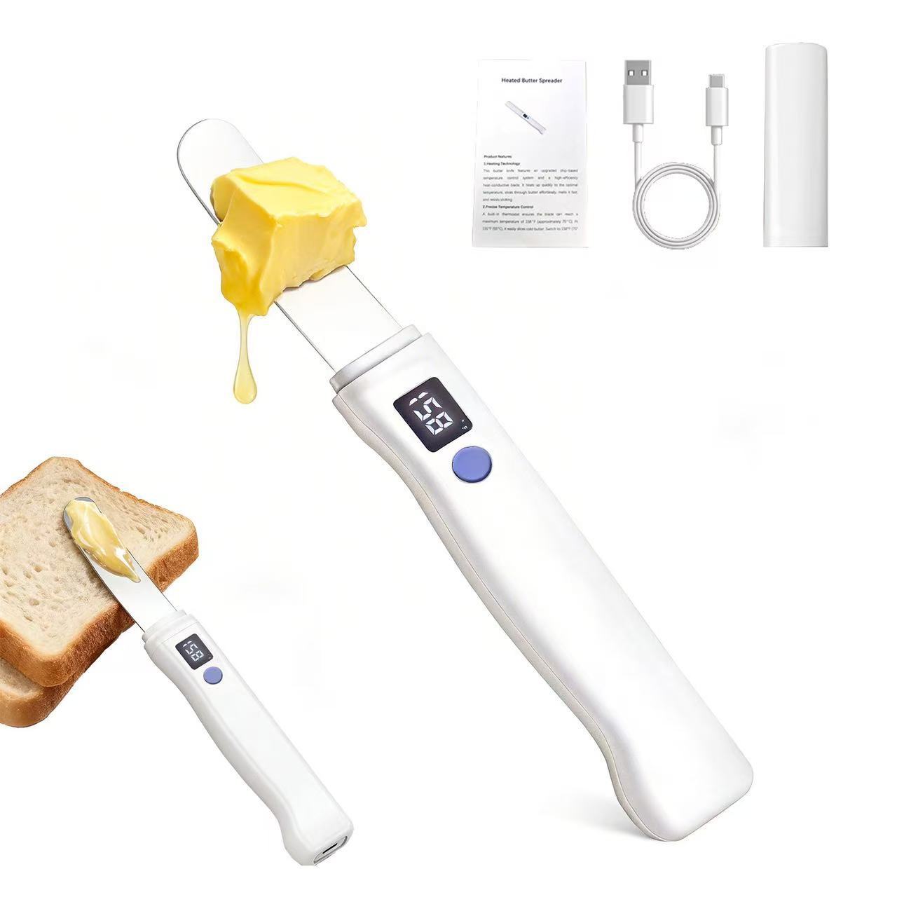 Heated Butter Knife for Kitchen Use