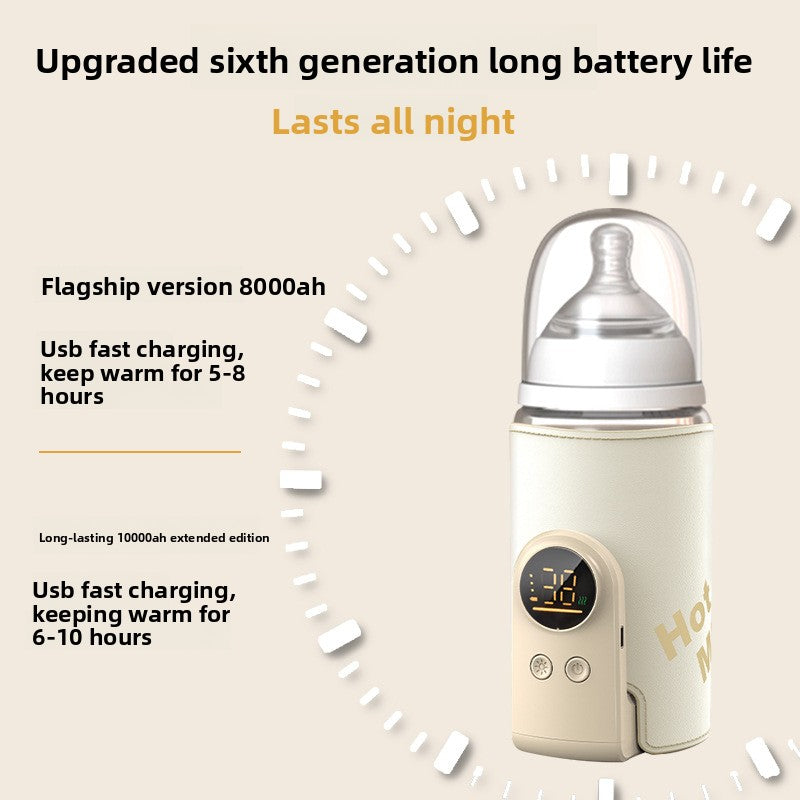Heated constant temperature milk warmer
