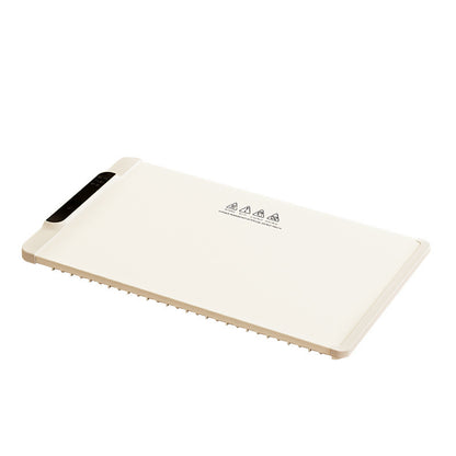 Heated food warming plate