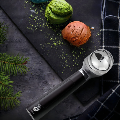 Heated ice cream scoop