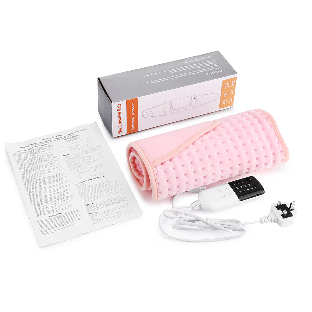 Heated lumbar support belt