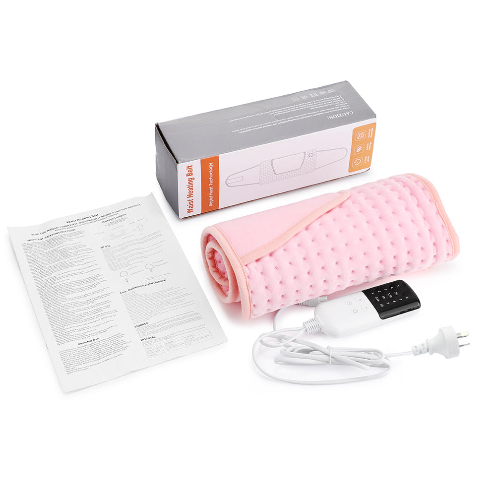 Heated lumbar support belt