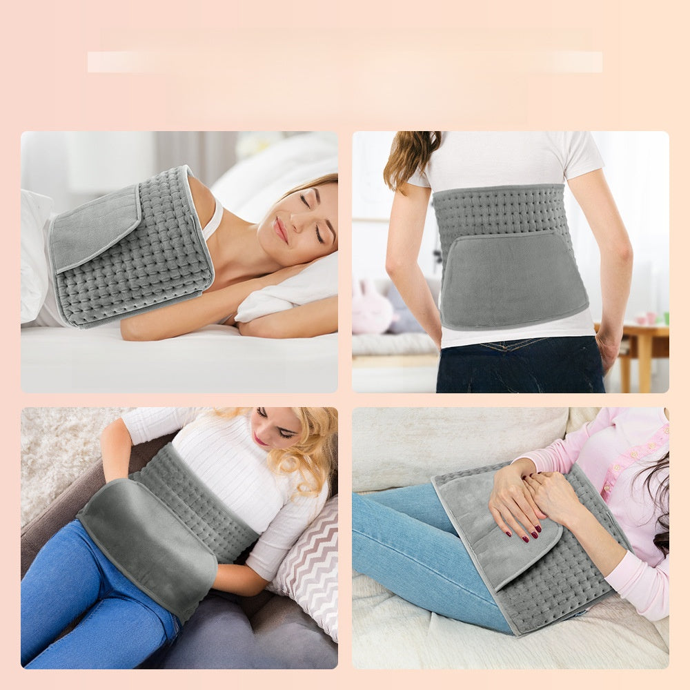 Heated lumbar support belt