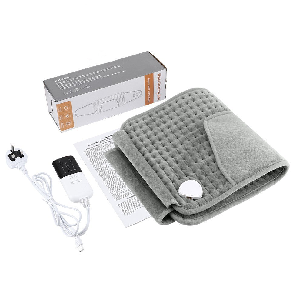 Heated lumbar support belt