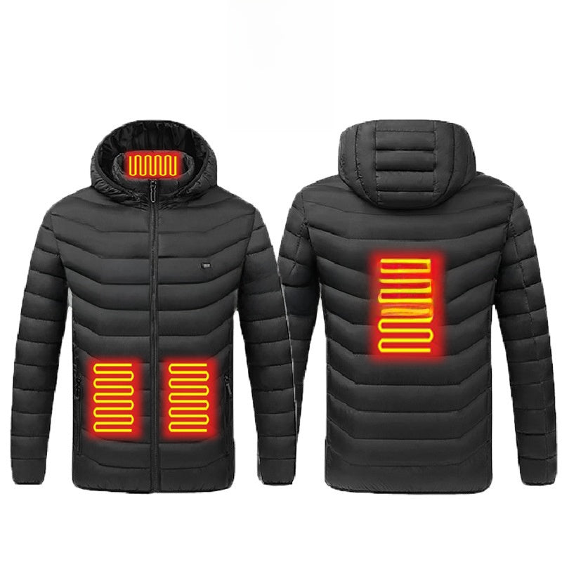 Heated warm cotton coat
