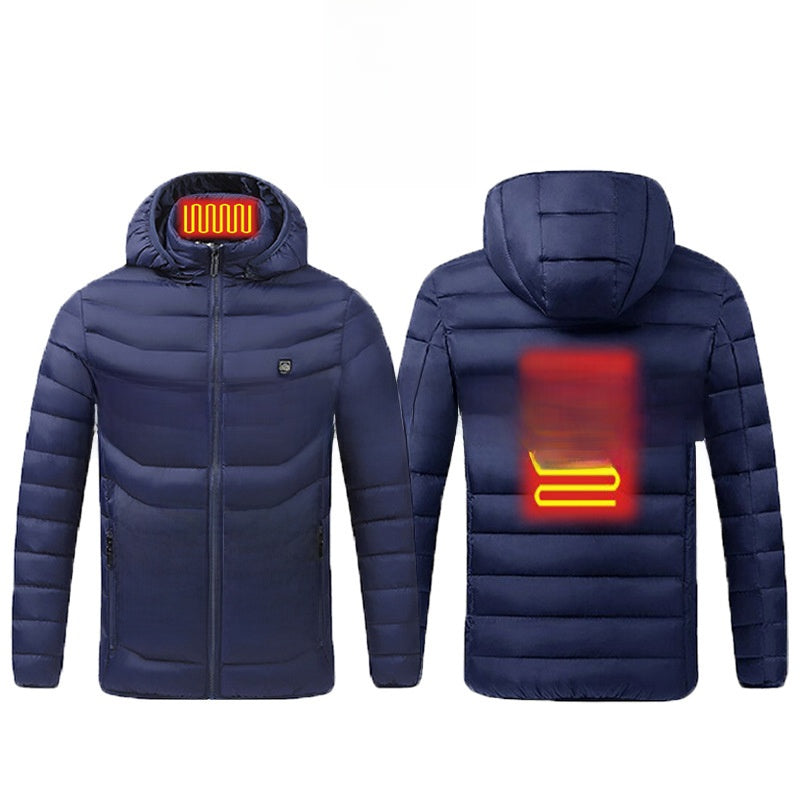 Heated warm cotton coat