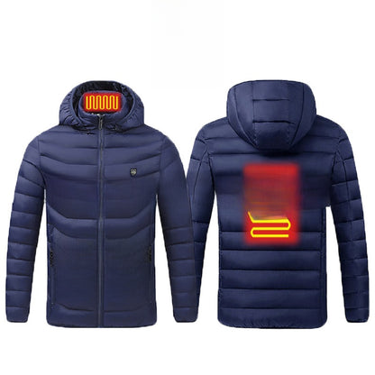 Heated warm cotton coat