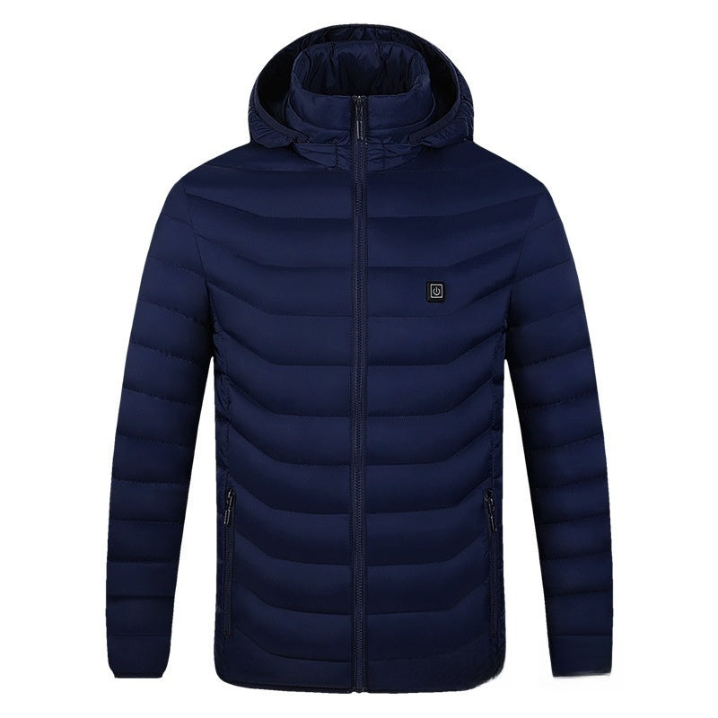 Heated warm cotton coat