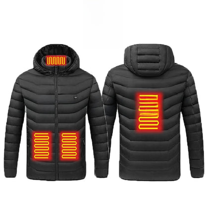 Heated warm cotton coat
