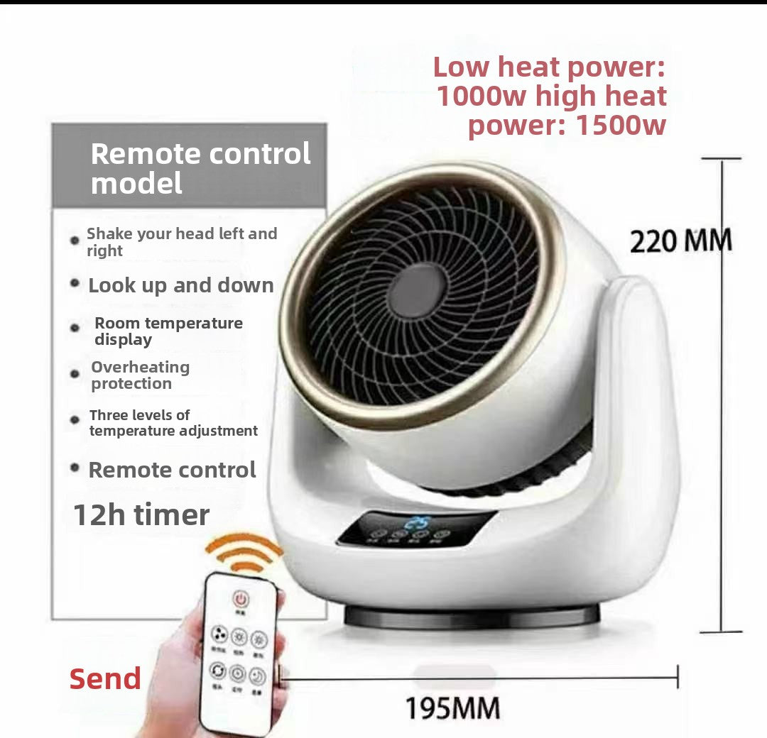 Heating and Cooling Desk Fan