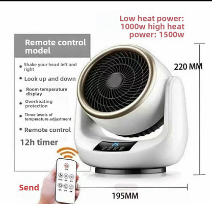 Heating and Cooling Desk Fan