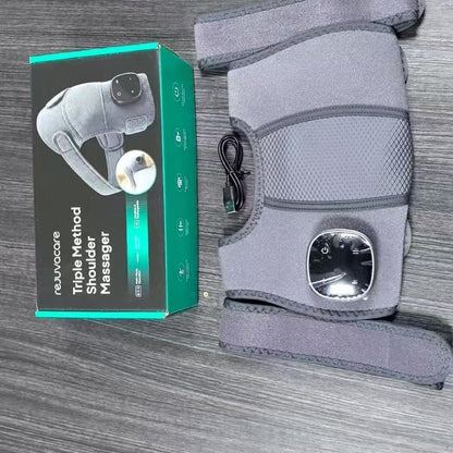 Heating kneepad massage apparatus