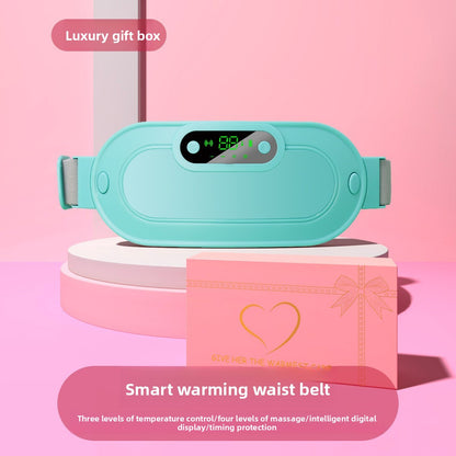 Heating Massage Belt with Vibration and Digital Display