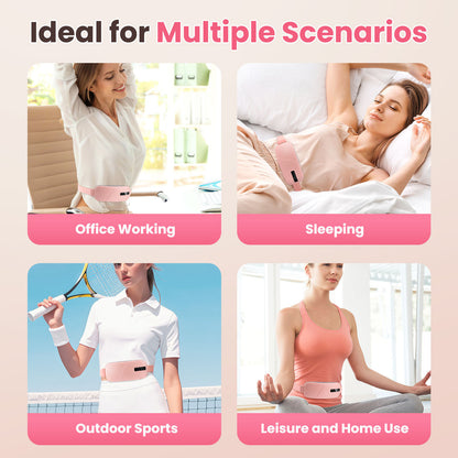 Heating Waist Belt with Vibration Massage and Temperature Control