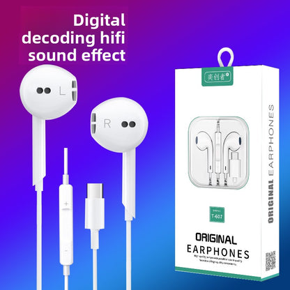 Heavy Bass Wired Earphones with Inline Control