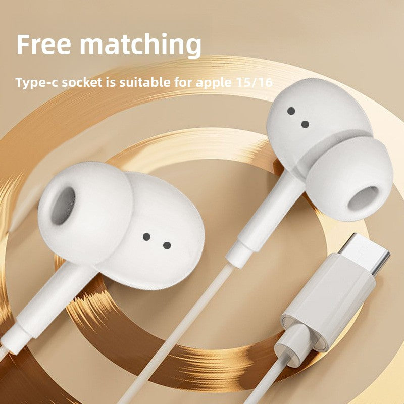 Heavy Bass Wired Earphones with Inline Control