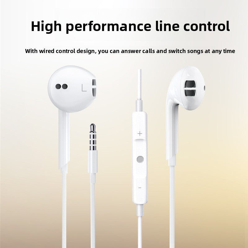 Heavy Bass Wired Earphones with Inline Control