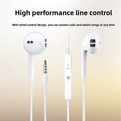 Heavy Bass Wired Earphones with Inline Control