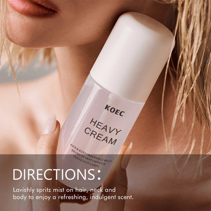Heavy Cream Fragrance Hair Body Perfume Spray