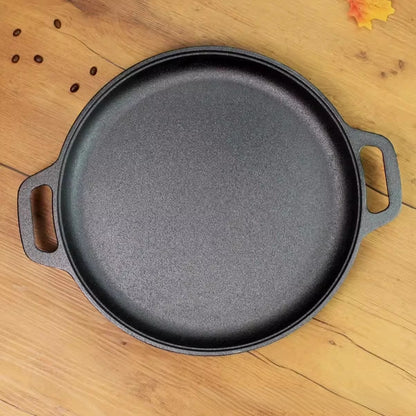 Heavy Duty Cast Iron Griddle Pan for Baking and Frying