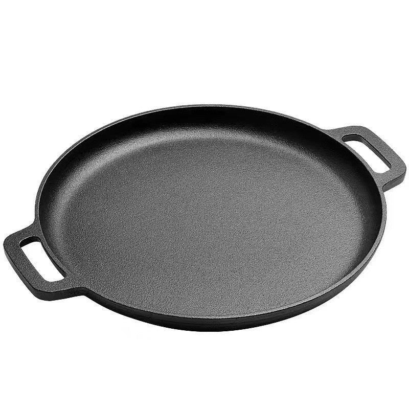 Heavy Duty Cast Iron Griddle Pan for Baking and Frying