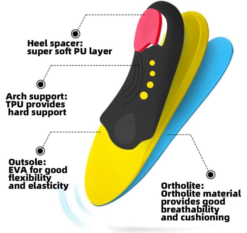 Heavy Duty Orthotic Shoe Insoles for Men and Women