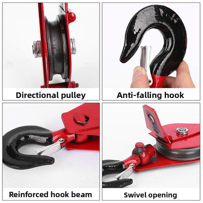 Heavy-duty pulley