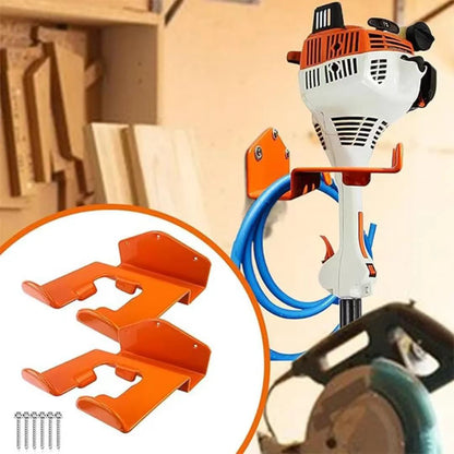 Heavy Duty Wall Mounted Garden Tool Organizer Rack