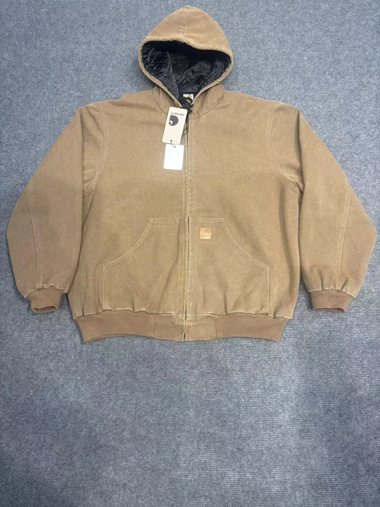 Heavy-Duty Washed Canvas Work Jacket