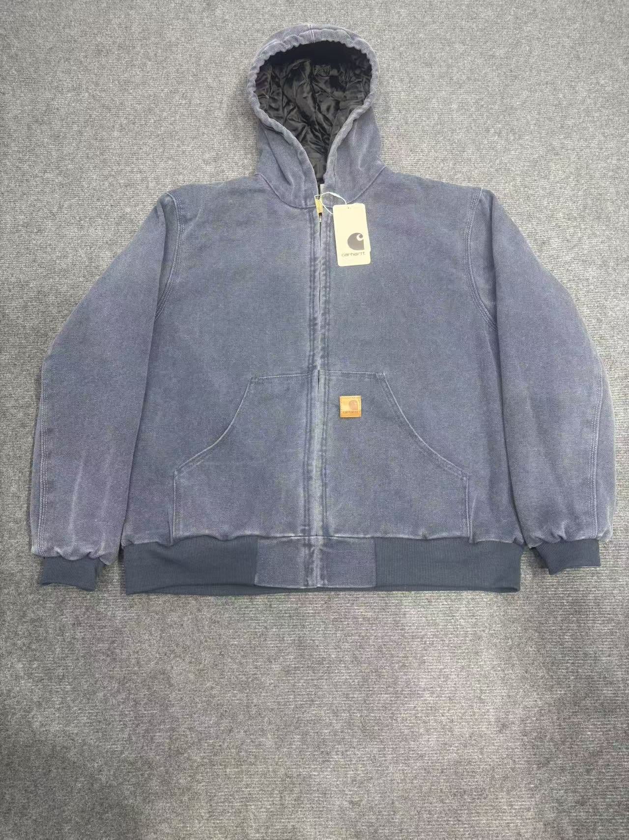 Heavy-Duty Washed Canvas Work Jacket