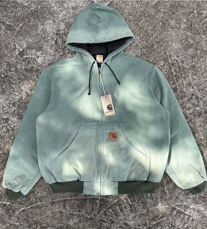 Heavy-Duty Washed Canvas Work Jacket