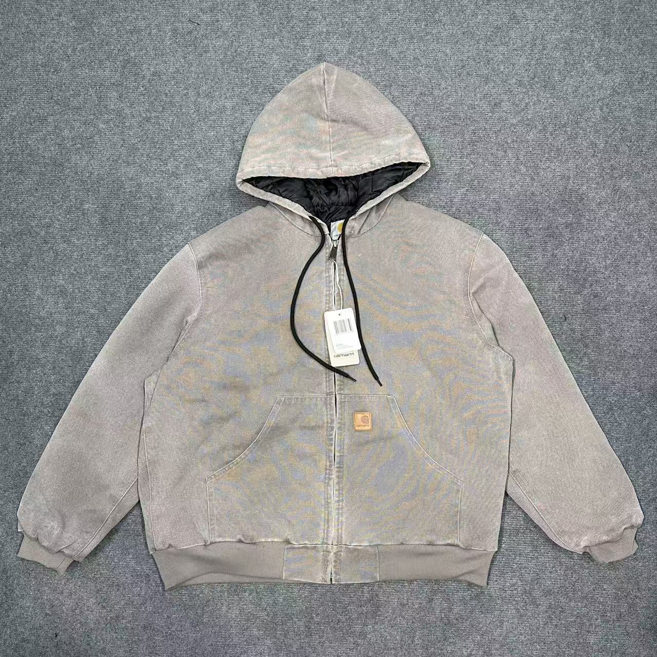 Heavy-Duty Washed Canvas Work Jacket